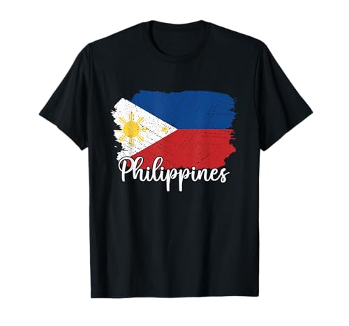 Philippinen-Flagge, Herren, Damen, Kinder, Philippinen, Land T-Shirt Philippinen-Flagge, Herren, Damen, Kinder, Philippinen, Land T-Shirt von Funny Philippines Flag