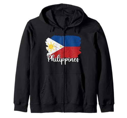 Philippinen Flagge Herren Damen Kinder Philippinen Land Kapuzenjacke Philippinen Flagge Herren Damen Kinder Philippinen Land Kapuzenjacke von Funny Philippines Flag