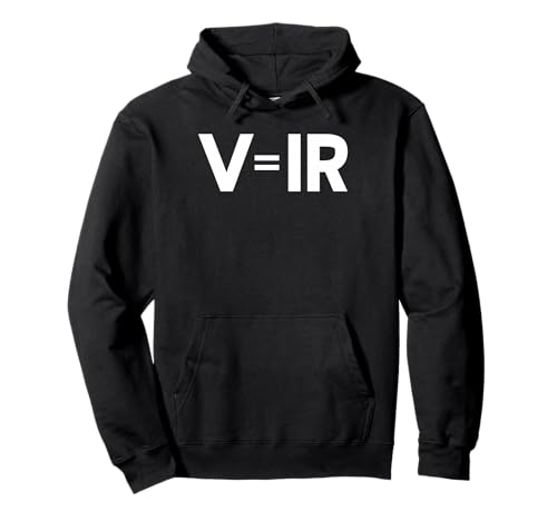 V = IR Ohms Law Elektroingenieur für Männer und Frauen. Pullover Hoodie V = IR Ohms Law Elektroingenieur für Männer und Frauen. Pullover Hoodie von Funny Physics Pride Products
