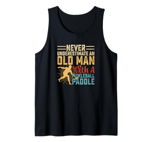 Pickleball Flagge Old Man Pickle Ball Paddel Lustig Tank Top Pickleball Flagge Old Man Pickle Ball Paddel Lustig Tank Top von Funny Pickleball Apparel Store