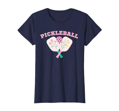 Preppy Pink Pickleball-Grafikshirt Süße Pickleballer-Mädchen T-Shirt von Funny Pickleball Shirts by Southerngal