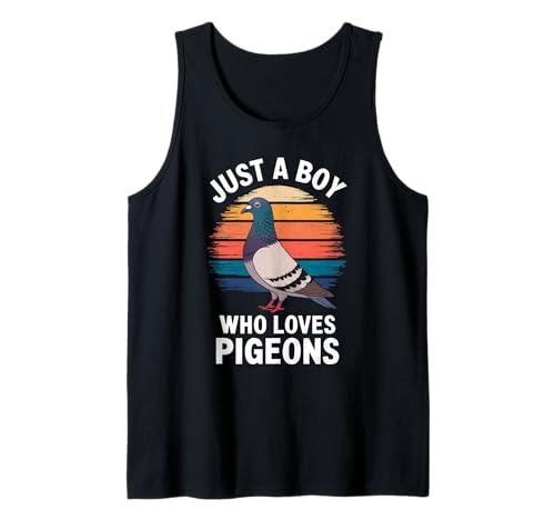 Herren Just A Boy Who Loves Pigeons Vogelfächer Kinder Jungen Taube Tank Top Herren Just A Boy Who Loves Pigeons Vogelfächer Kinder Jungen Taube Tank Top von Funny Pigeon Lover Clothing