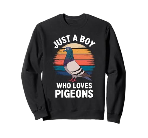 Just A Boy Who Loves Pigeons Vogelfächer Kinder Jungen Taube Sweatshirt Just A Boy Who Loves Pigeons Vogelfächer Kinder Jungen Taube Sweatshirt von Funny Pigeon Lover Clothing