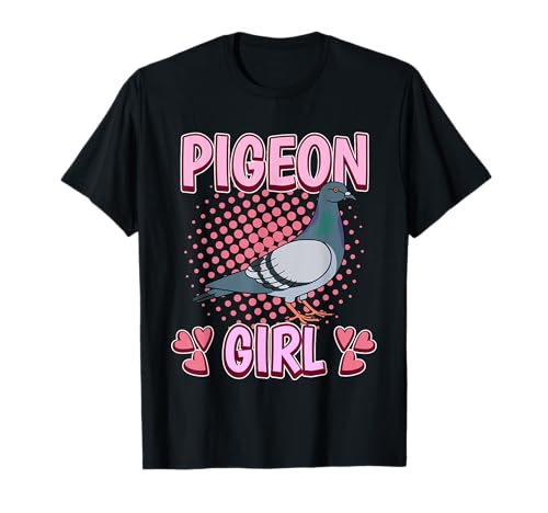 Damen Pigeon Girl Mädchen Taube T-Shirt Damen Pigeon Girl Mädchen Taube T-Shirt von Funny Pigeon Merch Women & Girls