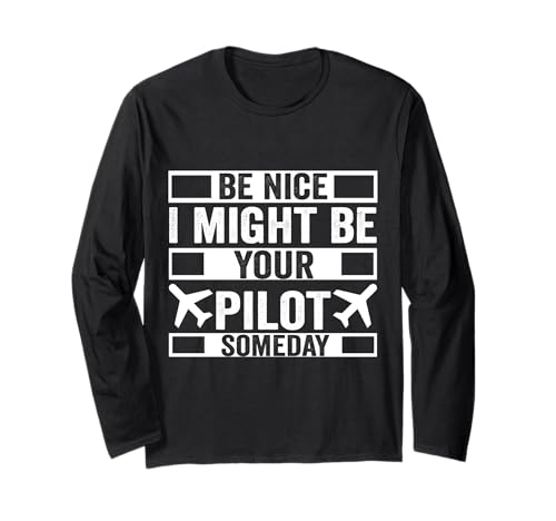 Lustige Pilotenkunst für Männer Frauen Kinder Luftfahrt Flugzeug Pilot Langarmshirt Lustige Pilotenkunst für Männer Frauen Kinder Luftfahrt Flugzeug Pilot Langarmshirt von Funny Pilot Aviation Airline Pilot Saying