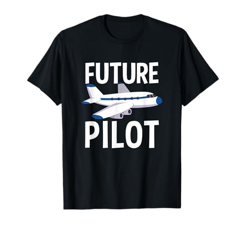 Future Pilot Aviation Jet Airliner Flugzeug Flieger Sohn Kinder T-Shirt Future Pilot Aviation Jet Airliner Flugzeug Flieger Sohn Kinder T-Shirt von Funny Pilot Gifts For Kids