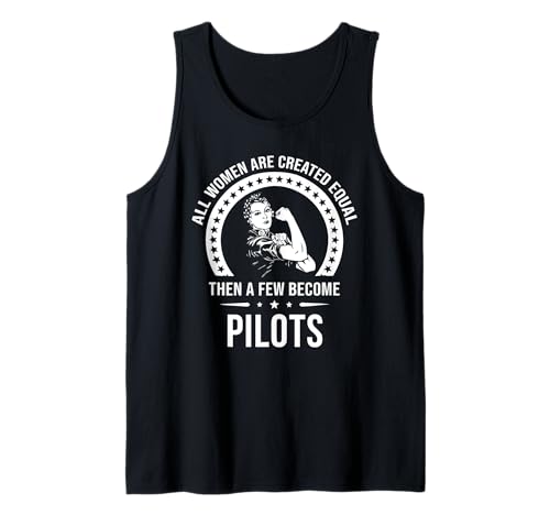 Piloten-Shirts für Damen | Pilot Tank Top Piloten-Shirts für Damen | Pilot Tank Top von Funny Pilot Shirts & Gifts