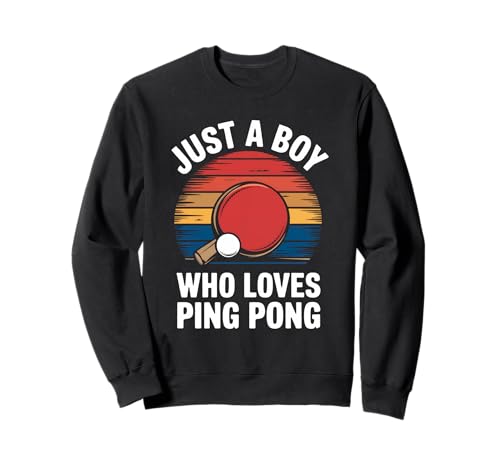 Just A Boy Who Loves Ping Pong Tischtennis Kinder Ping Pong Sweatshirt Just A Boy Who Loves Ping Pong Tischtennis Kinder Ping Pong Sweatshirt von Funny Ping Pong Apparel for Men Women
