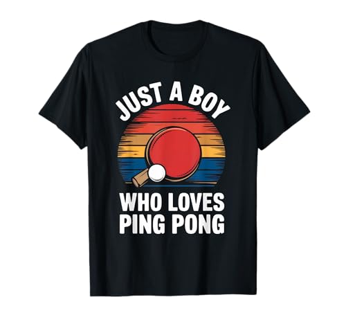 Just A Boy Who Loves Ping Pong Tischtennis Kinder Ping Pong T-Shirt Just A Boy Who Loves Ping Pong Tischtennis Kinder Ping Pong T-Shirt von Funny Ping Pong Apparel for Men Women