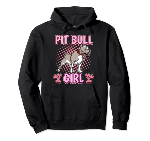 Damen Pit Bull Girl Mädchen Pitbull Pullover Hoodie Damen Pit Bull Girl Mädchen Pitbull Pullover Hoodie von Funny Pit Bull Merch Women & Girls