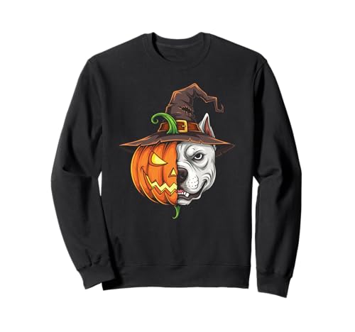 Pitbull Kürbis Jack O Laterne Halloween Kinder Herren Damen Sweatshirt Pitbull Kürbis Jack O Laterne Halloween Kinder Herren Damen Sweatshirt von Funny Pitbull Dog Lovers Halloween Pumpkin Outfits
