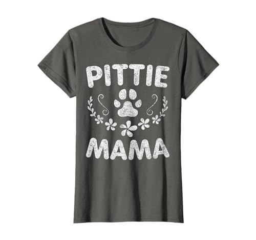 Pittie Mama Shirt Pitbull Lover Gift Pit Bull Funny Dog Mom T-Shirt von Funny Pittie Mama Tshirt