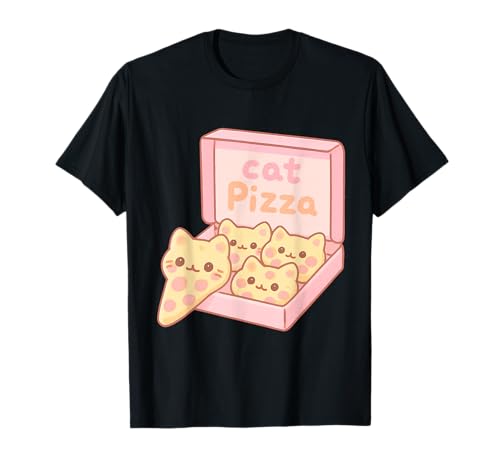Niedliche Katze Pizzascheibe Kawaii Kitty Lover Pastell Mama Papa T-Shirt Niedliche Katze Pizzascheibe Kawaii Kitty Lover Pastell Mama Papa T-Shirt von Funny Pizza Cat Lover