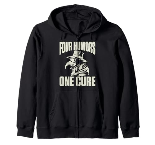 Plague Doctor Four Humors One Cure für Männer Frauen Kapuzenjacke Plague Doctor Four Humors One Cure für Männer Frauen Kapuzenjacke von Funny Plague Doctor Medieval Medicine