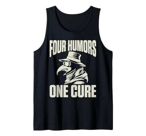 Plague Doctor Four Humors One Cure für Männer Frauen Tank Top Plague Doctor Four Humors One Cure für Männer Frauen Tank Top von Funny Plague Doctor Medieval Medicine
