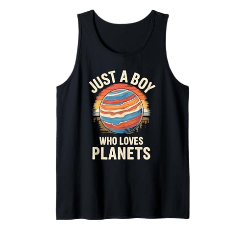 Herren Nur EIN Junge, der Planeten, Sonnensystem, Kinderastronomie liebt Tank Top Herren Nur EIN Junge, der Planeten, Sonnensystem, Kinderastronomie liebt Tank Top von Funny Planet Apparel for Men Women