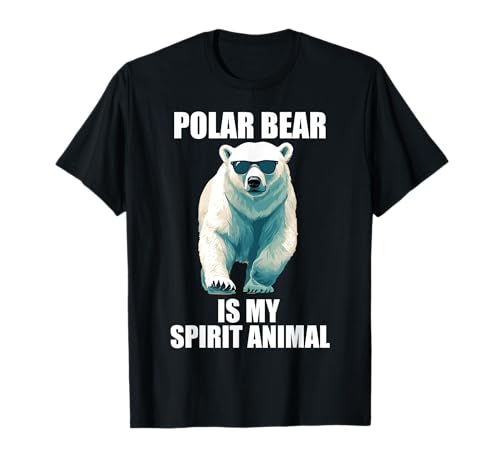 Coole Eisbär-Kunst für Männer, Frauen, Kinder, Eisbär-Liebhaber T-Shirt von Funny Polar Bear Gift Polar Bear