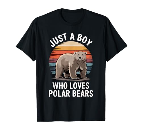 Nur EIN Junge, der Eisbären liebt Arctic Fan Eisbären für Kinder T-Shirt Nur EIN Junge, der Eisbären liebt Arctic Fan Eisbären für Kinder T-Shirt von Funny Polar Bear Lover Clothing
