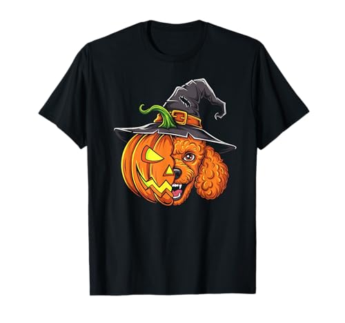 Pudel Kürbis Jack O Laterne Halloween Kinder Herren Damen T-Shirt Pudel Kürbis Jack O Laterne Halloween Kinder Herren Damen T-Shirt von Funny Poodle Dog Lovers Halloween Pumpkin Outfits