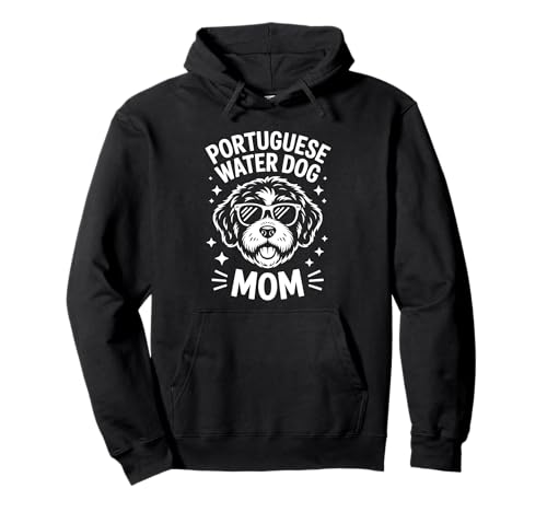 Portugiesischer Wasserhund Mama Portie Lustiger portugiesischer Wasserhund Pullover Hoodie von Funny Portuguese Water Dog Mom Cool Portie Design