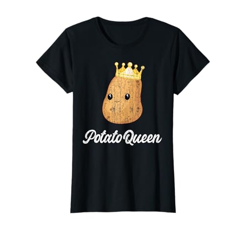 Funny Potato Queen Graphic & More Damen & Mädchen T-Shirt Schwarz S Cartoon Grafik T-Shirt Kartoffel-Grafik Klassische Passform Kurzarm Rundhals-Ausschnitt Herbst 1 Count 0 Pockets Non-Stretchable Funny Potato Queen Graphic & More Damen & Mädchen T-Shirt Schwarz S Cartoon Grafik T-Shirt Kartoffel-Grafik Klassische Passform Kurzarm Rundhals-Ausschnitt Herbst 1 Count 0 Pockets Non-Stretchable von Funny Potato Queen Graphic & More