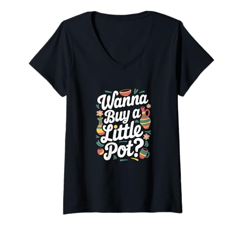 Damen Local Pottery Dealer Funny Pottery T-Shirt mit V-Ausschnitt Damen Local Pottery Dealer Funny Pottery T-Shirt mit V-Ausschnitt von Funny Pottery Passion Handmade Ceramics