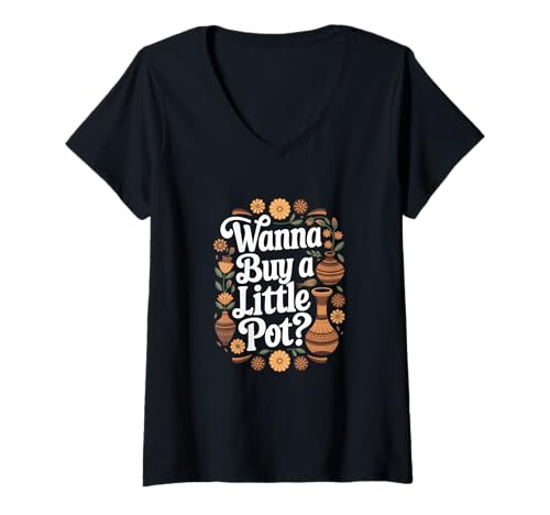 Damen Local Pottery Dealer Funny Pottery T-Shirt mit V-Ausschnitt Damen Local Pottery Dealer Funny Pottery T-Shirt mit V-Ausschnitt von Funny Pottery Passion Handmade Ceramics