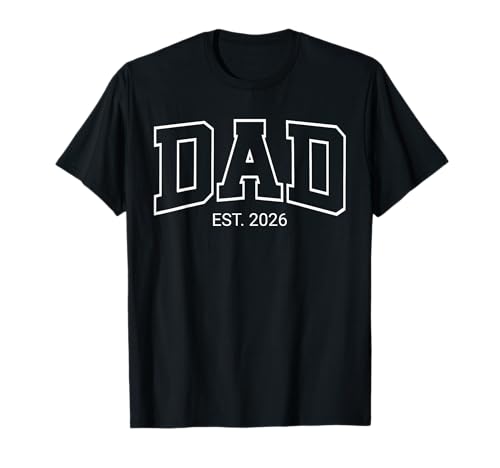 Dad EST. 2026 Funny New Family Baby Ankündigung Daddy Pop T-Shirt Dad EST. 2026 Funny New Family Baby Ankündigung Daddy Pop T-Shirt von Funny Pregnancy Announcement 2026 Matching Outfit