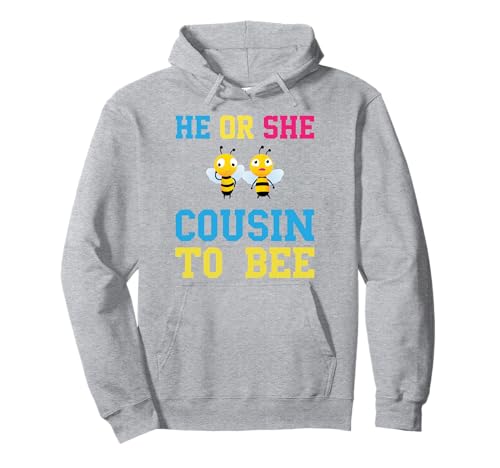 Süße Gender Reveal Party für ihn oder sie, Cousin oder sie Pullover Hoodie von Funny Pregnancy Announcement Apparel For Party