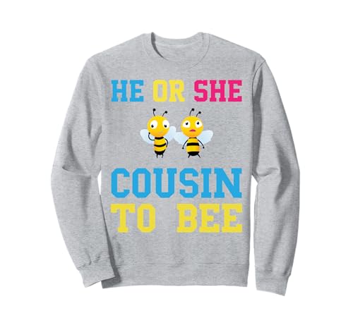Süße Gender Reveal Party für ihn oder sie, Cousin oder sie Sweatshirt von Funny Pregnancy Announcement Apparel For Party