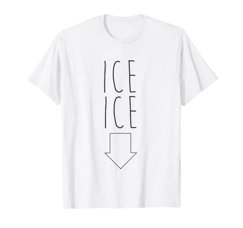ICE ICE ICE Lustiges Schwangerschaftsshirt T-Shirt von Funny Pregnancy Announcement Shirts