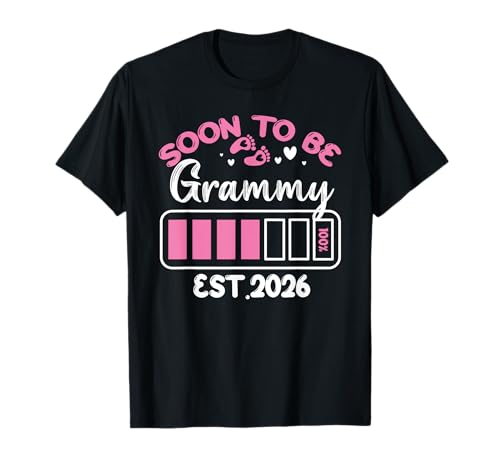 Bald Grammy 2026 Loading Baby Shower Familienspiel T-Shirt Bald Grammy 2026 Loading Baby Shower Familienspiel T-Shirt von Funny Pregnancy Baby Girl Reveal 2026 Coming Soon