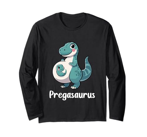Pregasaurus Rex T-Shirt Schwangerschaft Mama Schwangere Est 2025 Frau Langarmshirt Pregasaurus Rex T-Shirt Schwangerschaft Mama Schwangere Est 2025 Frau Langarmshirt von Funny Pregnancy Gifts Womens Mommy Dinosaur