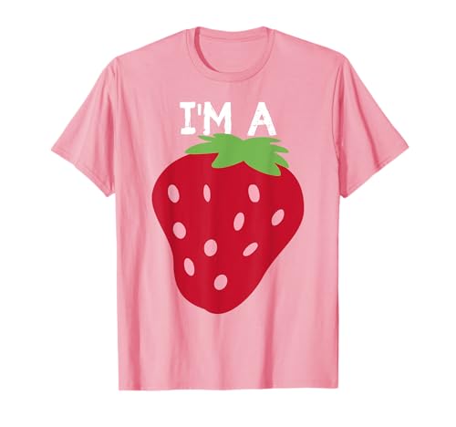 Tu so, als wärst du eine Erdbeere Lustiges Halloween-Kostüm für Kinder T-Shirt Tu so, als wärst du eine Erdbeere Lustiges Halloween-Kostüm für Kinder T-Shirt von Funny Pretend Strawberry School Halloween Costume