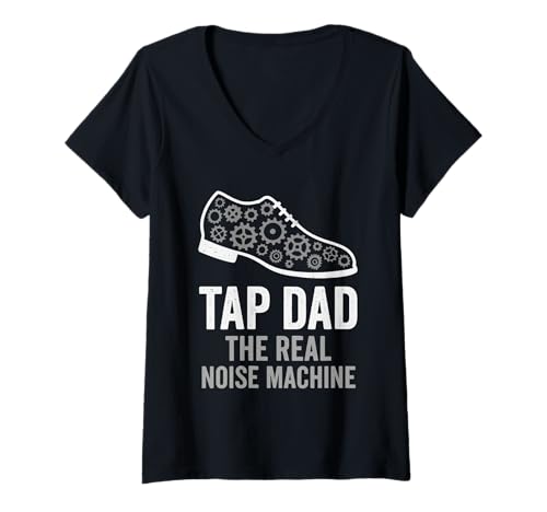 Damen Step Dance Shuffle Step Repeat Star Life Recital für Lehrer T-Shirt mit V-Ausschnitt Damen Step Dance Shuffle Step Repeat Star Life Recital für Lehrer T-Shirt mit V-Ausschnitt von Funny Proud Tap Parent Musical Theater Dancer Gift