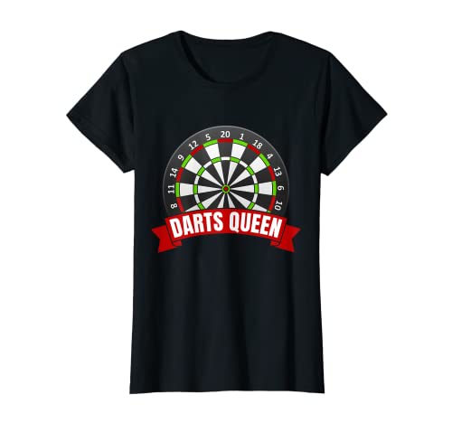 Damen Darts Queen/Dartplayer Dartscheibe Lustige Dartscheibe T-Shirt Damen Darts Queen/Dartplayer Dartscheibe Lustige Dartscheibe T-Shirt von Funny Pub Darts Champion Gifts