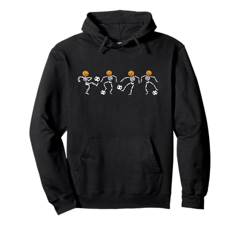 Pumpkin Skelett Squad Fußballspieler Halloween Jungen Fußball Pullover Hoodie Pumpkin Skelett Squad Fußballspieler Halloween Jungen Fußball Pullover Hoodie von Funny Pumpkin Skeleton Soccer Player Halloween tee