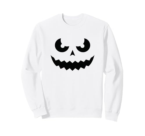 Lustiges Kürbisgesicht Herbst Halloween Kostüm Herren Damen Junge Mädchen Sweatshirt von Funny Pumpkins Fall Halloween Costume Mom Dad Kid