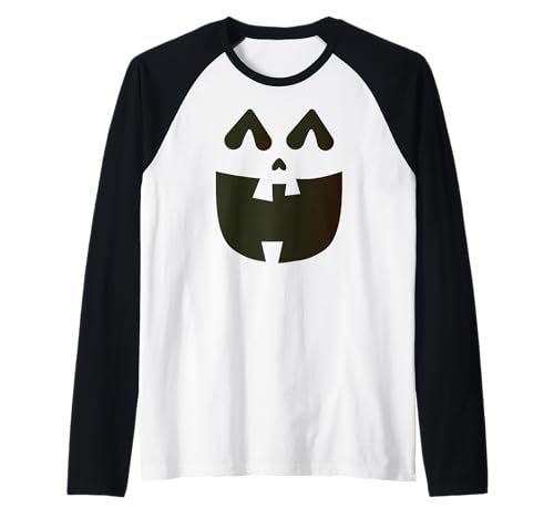 Lustiges Kürbisgesicht Herbst Halloween Kostüm Herren Damen Junge Mädchen Raglan Lustiges Kürbisgesicht Herbst Halloween Kostüm Herren Damen Junge Mädchen Raglan von Funny Pumpkins Fall Halloween Costume Mom Dad Kids