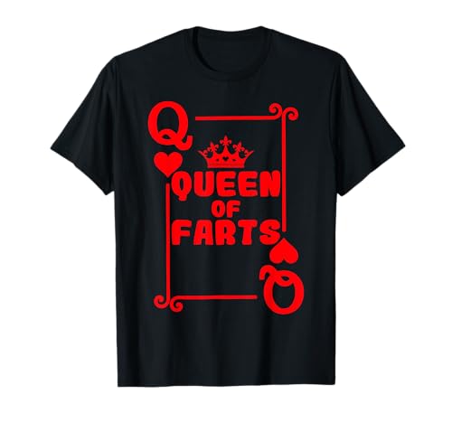 Queen of Farts Lustige Grafik Witz Erwachsene Humor Mädchen Frauen T-Shirt Queen of Farts Lustige Grafik Witz Erwachsene Humor Mädchen Frauen T-Shirt von Funny Queen of Farts Tee