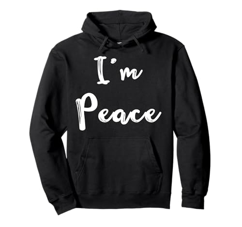 Damen Shirt I Come in Peace I'm Peace Funny Matching Couple Pullover Hoodie von Funny Quote Matching Couples I'm Peace Apparels