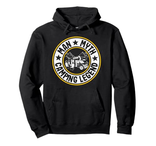 Man Myth Camping Legend Wohnmobil Camper Dad Outdoor Herren Camping Pullover Hoodie Man Myth Camping Legend Wohnmobil Camper Dad Outdoor Herren Camping Pullover Hoodie von Funny RV Camping Stuff & Camping Gifts For Men