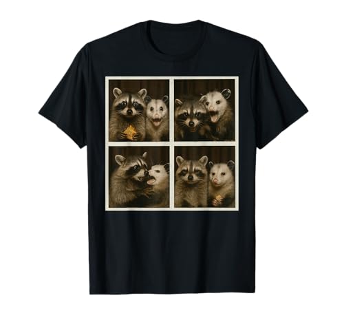 Lustiger Possum und Waschbär Photobooth Selfie Trash Feral Women T-Shirt Lustiger Possum und Waschbär Photobooth Selfie Trash Feral Women T-Shirt von Funny Raccoon And Possum Best Friend Humor Designs