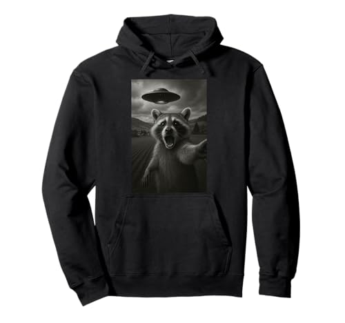 Waschbär Selfie mit Alien UFO für Jungen, Männer, Frauen, Kinder Pullover Hoodie Waschbär Selfie mit Alien UFO für Jungen, Männer, Frauen, Kinder Pullover Hoodie von Funny Raccoon Selfie Graphic Tees Apparel