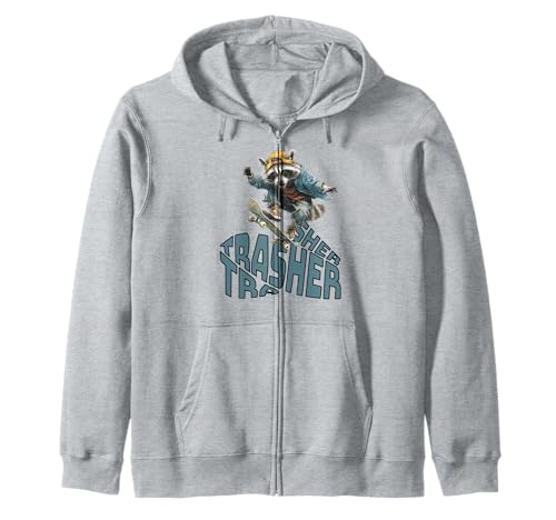 Funny Skater Raccoon Trasher Skateboard Men Women Kids Kapuzenjacke Funny Skater Raccoon Trasher Skateboard Men Women Kids Kapuzenjacke von Funny Raccoon Trasher Skateboard