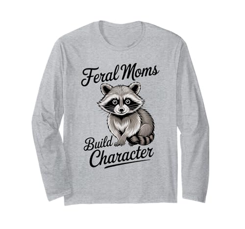 Lustiger Mama-Waschbär-Meme-Humor, Muttertagsspaß Langarmshirt Lustiger Mama-Waschbär-Meme-Humor, Muttertagsspaß Langarmshirt von Funny Raccoon Unhinged Meme Gifts Men Women Kids