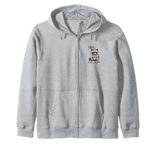 Lustiger Waschbär Meme Humor I Bite Opossum Fun Männer Frauen Kinder Kapuzenjacke Lustiger Waschbär Meme Humor I Bite Opossum Fun Männer Frauen Kinder Kapuzenjacke von Funny Raccoon Unhinged Meme Gifts Men Women Kids
