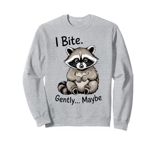 Lustiger Waschbär Meme Humor I Bite Opossum Fun Männer Frauen Kinder Sweatshirt Lustiger Waschbär Meme Humor I Bite Opossum Fun Männer Frauen Kinder Sweatshirt von Funny Raccoon Unhinged Meme Gifts Men Women Kids