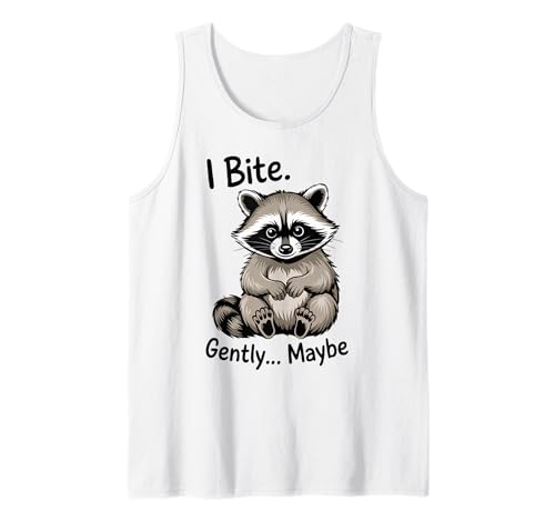 Lustiger Waschbär Meme Humor I Bite Opossum Fun Männer Frauen Kinder Tank Top Lustiger Waschbär Meme Humor I Bite Opossum Fun Männer Frauen Kinder Tank Top von Funny Raccoon Unhinged Meme Gifts Men Women Kids