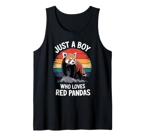 Herren Nur EIN Junge, der rote Pandas liebt Wildlife Lover Red Panda Tank Top Herren Nur EIN Junge, der rote Pandas liebt Wildlife Lover Red Panda Tank Top von Funny Red Panda Apparel for Men Women